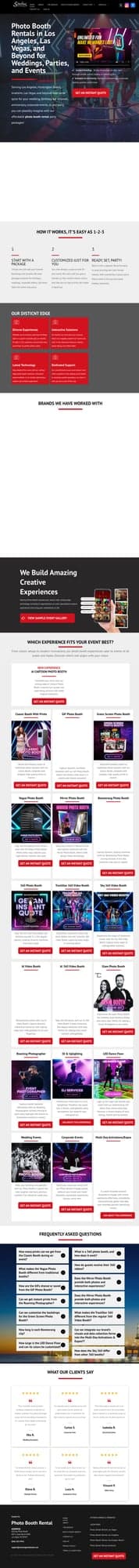 Sterling Photo Booth website